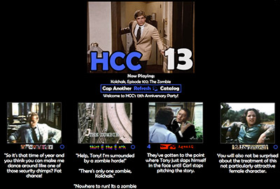 The HCC gallery, captured during a rare moment when Kolchak was running.